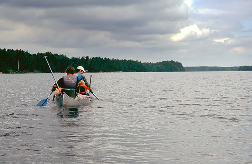 Paddling i Immeln