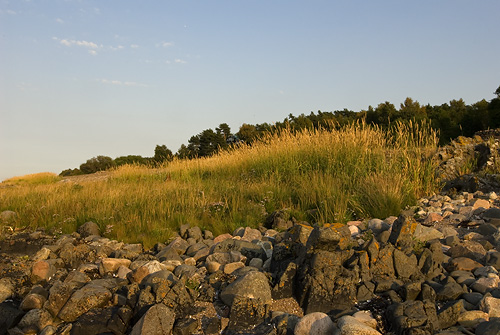 Stenstrand vid Skret